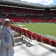 Don Bosco Schwester Carlotta im neuen WM Stadion von Recife. Foto: Jugend Eine Welt / Don Bosco Schwester Carlotta im neuen WM Stadion von Recife. Foto: Jugend Eine Welt Don Bosco Schwester Carlotta im neuen WM Stadion von Recife. Foto: Jugend Eine Welt