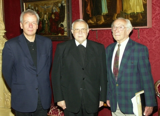 V.l.: Architekt DI Wolfgang Schaffer, Bischof em. Maximilian Aichern, Architekt DI Gottfried Nobl.